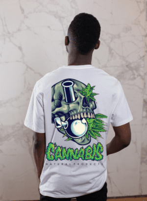 Cannabis Natural Product White OS T-Shirt Cannabis - Natural Product | White Oversized T-Shirt